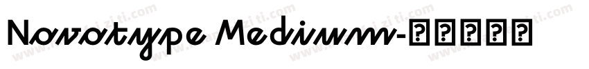 Novotype Medium字体转换
